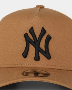 New Era Kids' New York Yankees 9FORTY A-Frame Snapback Wheat -Fashion Clothing Store 01007499 YW001 default 050