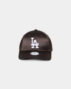 New Era Women's Los Angeles Dodgers 'Satin' 9FORTY Cloth Strapback Walnut