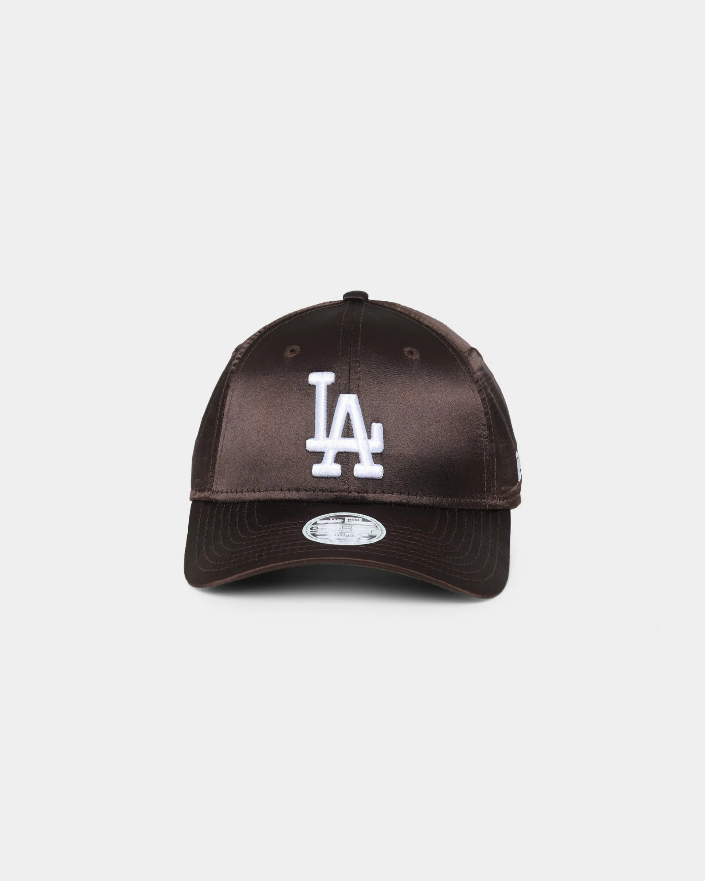 New Era Women's Los Angeles Dodgers 'Satin' 9FORTY Cloth Strapback Walnut 3 New Era Women's Los Angeles Dodgers 'Satin' 9FORTY Cloth Strapback Walnut