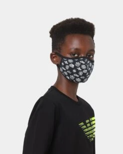 Lil Homme Kids' All Over Masque 3 Pack Black/Red/Navy -Fashion Clothing Store 01024725 YB034 default 0030