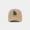 '47 BRAND 47 Brand Los Angeles Dodgers 'Croc Hunter' Clean Up Strapback Khaki/Dark Green -Fashion Clothing Store 01027105 YK081 default 0010