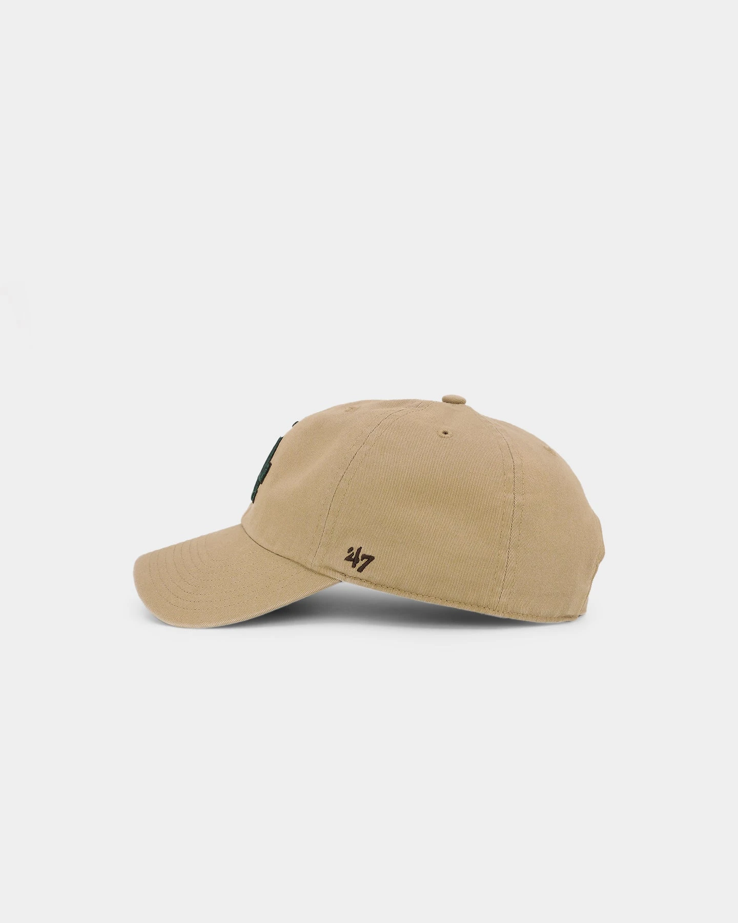 '47 BRAND 47 Brand Los Angeles Dodgers 'Croc Hunter' Clean Up Strapback Khaki/Dark Green 7 '47 BRAND 47 Brand Los Angeles Dodgers 'Croc Hunter' Clean Up Strapback Khaki/Dark Green - Image 5