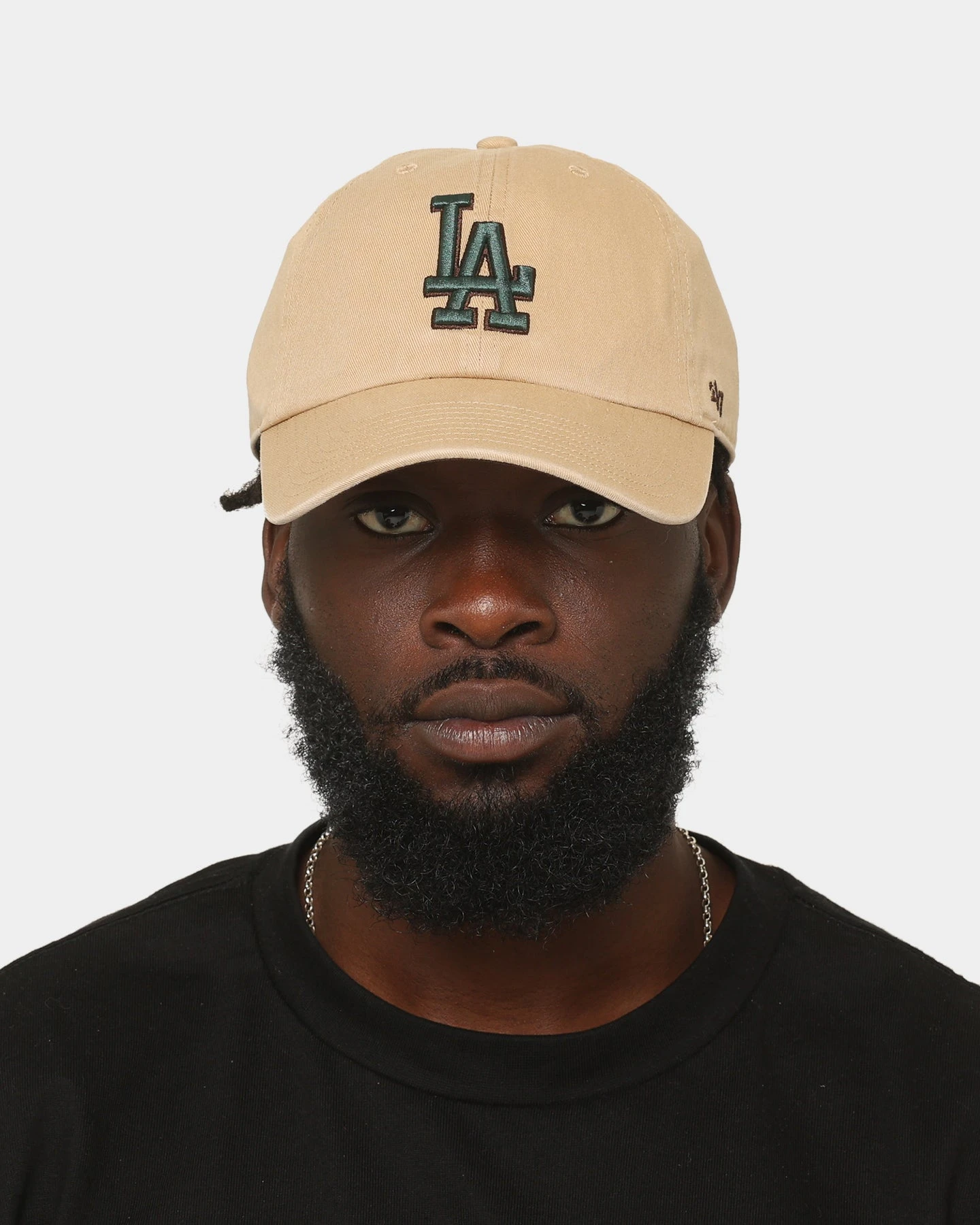 '47 BRAND 47 Brand Los Angeles Dodgers 'Croc Hunter' Clean Up Strapback Khaki/Dark Green 10 '47 BRAND 47 Brand Los Angeles Dodgers 'Croc Hunter' Clean Up Strapback Khaki/Dark Green - Image 8