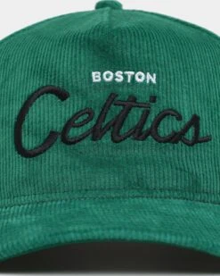 New Era Boston Celtics 'OG Team Script' Corduroy Golfer Snapback Original Team Colours -Fashion Clothing Store 01028373 YO060 default 060