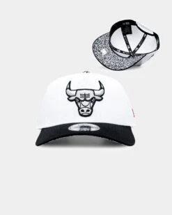 New Era Chicago Bulls 'Cement Grey' 9FORTY A-Frame Snapback White
