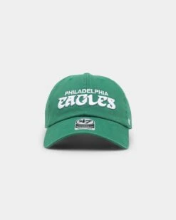 '47 BRAND 47 Brand Philadelphia Eagles 47 Clean Up Strapback Kelly Green