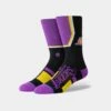 Stance Men's Los Angeles Lakers Shortcut 2 Socks Purple -Fashion Clothing Store 0190107367240 normal 0020 21bbd97b 077d 4b46 adb2 d03d7e4a3b0a