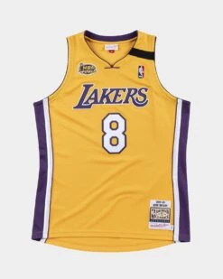 Mitchell & Ness Kobe Bryant NBA Finals '99-'00 #8 Authentic Los Angeles Lakers Jersey Yellow -Fashion Clothing Store 02026873 YY001 default 00100 af7f9abf a2ac 4fd9 8af9 e11060b016a9