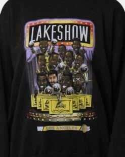Mitchell & Ness Los Angeles Lakers The Lakeshow Crew Vintage Black -Fashion Clothing Store 02028917 YV009 womens 0030