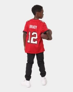 Nike Kid's Tom Brady Tampa Bay Buccaneers #12 NFL Game Jersey Red -Fashion Clothing Store 02029838 YR001 default 0030