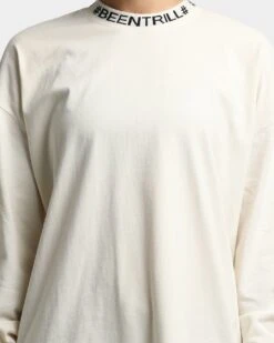 BEENTRILL Logo Rib Long Sleeve T-Shirt Off White 11 BEENTRILL Logo Rib Long Sleeve T-Shirt Off White -Fashion Clothing Store 02030270 YO007 womens 003