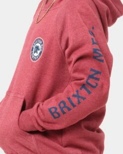 Brixton Kid's Forte Pullover Hoodie Dark Brick -Fashion Clothing Store 02031074 YD622 default 030