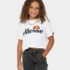Ellesse Kids' Nicky Cropped T-Shirt White 2 Ellesse Kids' Nicky Cropped T-Shirt White -Fashion Clothing Store 02031537 YW100 default 0010