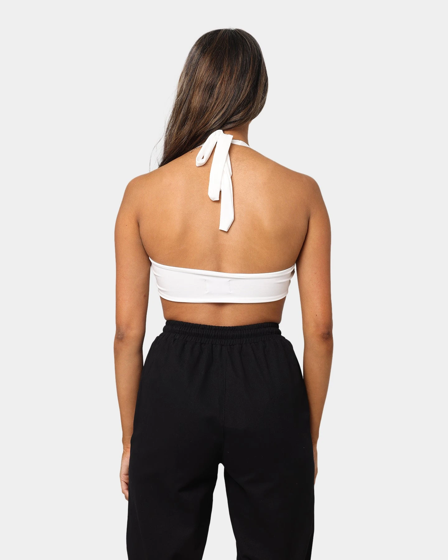 XXIII Women's Carve Wrap Halter Crop White 7 XXIII Women's Carve Wrap Halter Crop White - Image 5