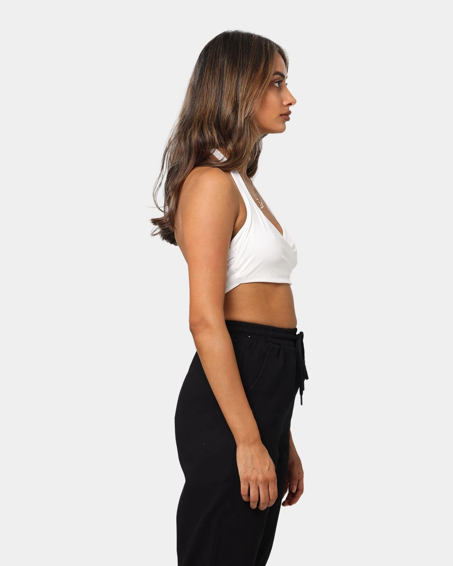 XXIII Women's Carve Wrap Halter Crop White 8 XXIII Women's Carve Wrap Halter Crop White - Image 6