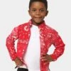 Lil Homme Kids' Bandana Ultra Flannel Shirt Red -Fashion Clothing Store 02032605 YR001 default 0010