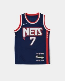 Nike Kids' Brooklyn Nets Kevin Durant #7 City Edition Swingman Jersey Midnight Navy -Fashion Clothing Store 02033129 YN303 default 0080