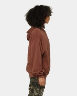 EN ES Origins Hoodie Washed Brown -Fashion Clothing Store 02033686 YW077 womens 0050