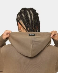 The Anti Order Anti Essential Hoodie Vintage Brown 17 The Anti Order Anti Essential Hoodie Vintage Brown -Fashion Clothing Store 02033980 YV052 womens 0080