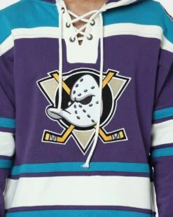 '47 BRAND 47 Brand Anaheim Ducks Lacer Hoodie Purple/Sharks Teal 10 '47 BRAND 47 Brand Anaheim Ducks Lacer Hoodie Purple/Sharks Teal -Fashion Clothing Store 02034030 YP295 mens 0030