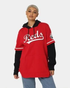 '47 BRAND 47 Brand Cincinnati Reds Shortstop Hoodie Red