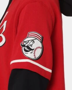 '47 BRAND 47 Brand Cincinnati Reds Shortstop Hoodie Red -Fashion Clothing Store 02034069 YR001 womens 0080