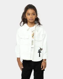 Honor The Gift Kids' Icon 1988 Denim Button Up Bone