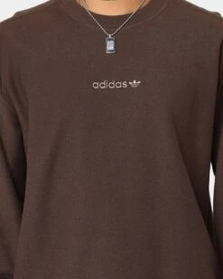 Adidas Loopback Crewneck Brown 13 Adidas Loopback Crewneck Brown -Fashion Clothing Store 02034445 YX300 mens 0040