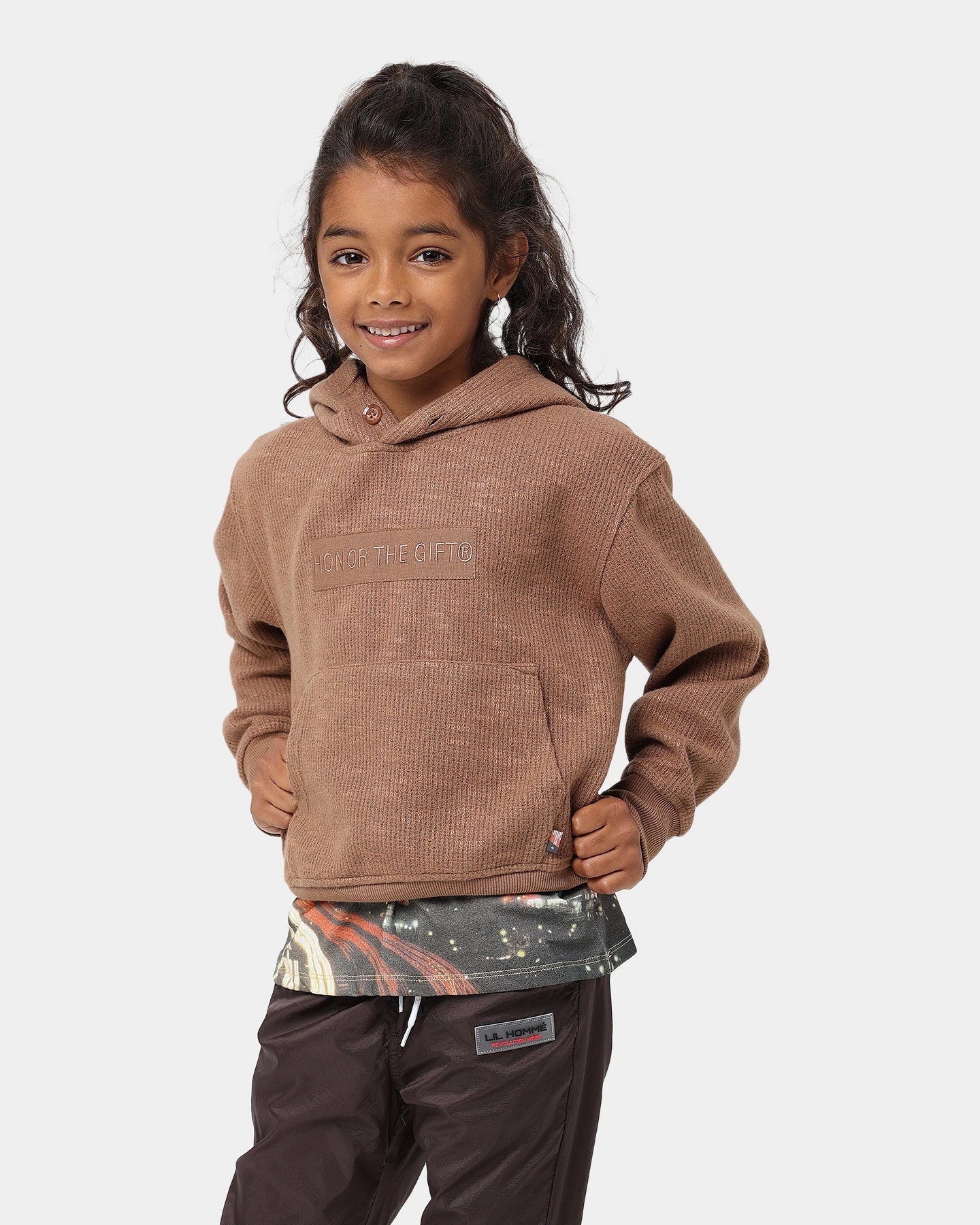 Honor The Gift Kids' Holiday Howard Hoodie Terra Cotta 4 Honor The Gift Kids' Holiday Howard Hoodie Terra Cotta - Image 2