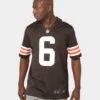 Nike Cleveland Browns Baker Mayfield #6 Game NFL Jersey Seal Brown