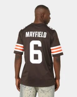 Nike Cleveland Browns Baker Mayfield #6 Game NFL Jersey Seal Brown 18 Nike Cleveland Browns Baker Mayfield #6 Game NFL Jersey Seal Brown -Fashion Clothing Store 02034949 YS146 mens 0070