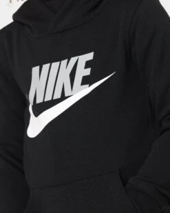 Nike Kids' Club HBR Pullover Hoodie Black -Fashion Clothing Store 02035545 YB001 default 0030
