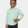 EN ES Kid's Style Long Sleeve Button Up Shirt Sage 1 EN ES Kid's Style Long Sleeve Button Up Shirt Sage -Fashion Clothing Store 02035751 YS227 default 0010 9f1fb932 fc4c 4b2d aba7 c5787c26c2ba