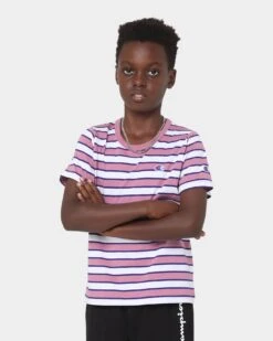 Champion Kids' Stripe T-Shirt Stripe 5T8