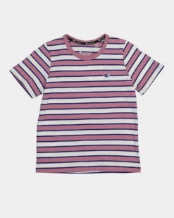 Champion Kids' Stripe T-Shirt Stripe 5T8 -Fashion Clothing Store 02035766 YS633 default 0080