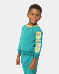 EN ES KIDS Kids' Varsity Set Teal