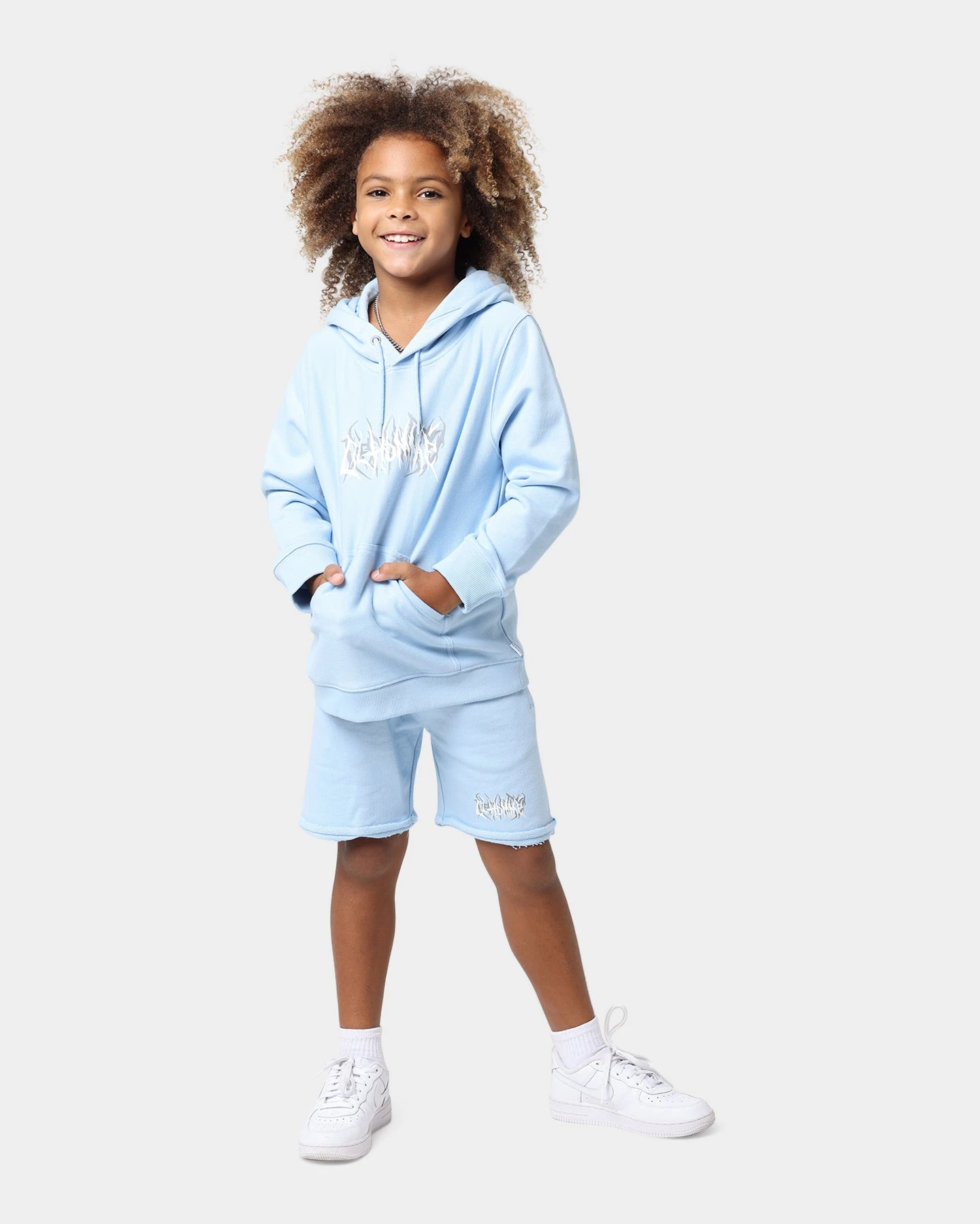 Lil Homme Metalle CLS Hoodie Set Baby Blue 5 Lil Homme Metalle CLS Hoodie Set Baby Blue - Image 3