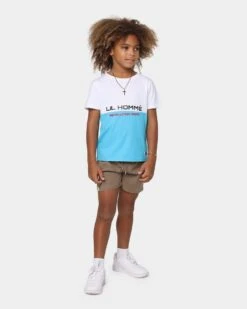 Lil Homme Kids' Revolution Wear Classic T-Shirt Baby Blue -Fashion Clothing Store 02035871 YB393 default 030