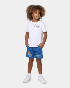 Lil Homme Kids' Worldwide T-Shirt Set White/Blue