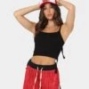 XXIII Women's Tabi Cropped Singlet Black -Fashion Clothing Store 02035908 YB001 womens 0010