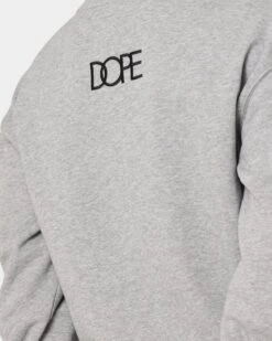 DOPE Panel Zip Crewneck Grey Marle/White -Fashion Clothing Store 02035917 YG860 womens 0070 82fbbe5d 0c35 4d57 810f 9eded6d9a6ba