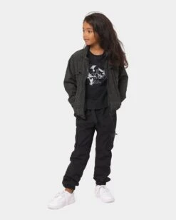 Lil Homme Kid's Bandana Ultra Track Jacket Black -Fashion Clothing Store 02036000 YB001 default 0021