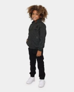 Lil Homme Kid's Bandana Ultra Track Jacket Black -Fashion Clothing Store 02036000 YB001 default 040