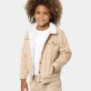EN ES KIDS Kids' Realist Cord Sherpa Jacket Beige -Fashion Clothing Store 02036258 Y1000 default 0010