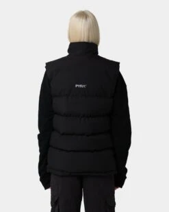 PYRA Sleeveless Puffa Vest Black 13 PYRA Sleeveless Puffa Vest Black -Fashion Clothing Store 02036313 YB001 womens 0040