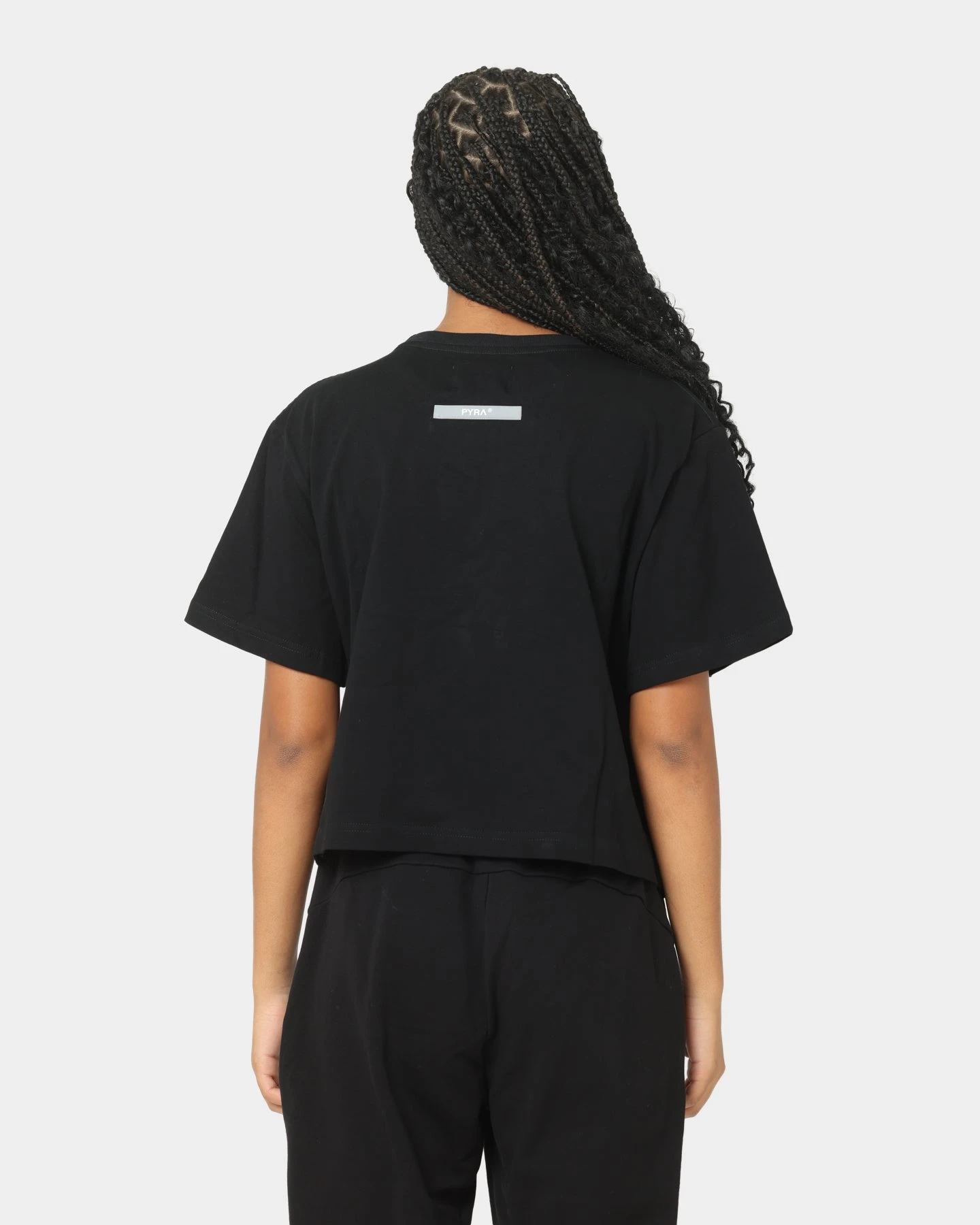 PYRA Women's Micro Badge T-Shirt Black 6 PYRA Women's Micro Badge T-Shirt Black - Image 4