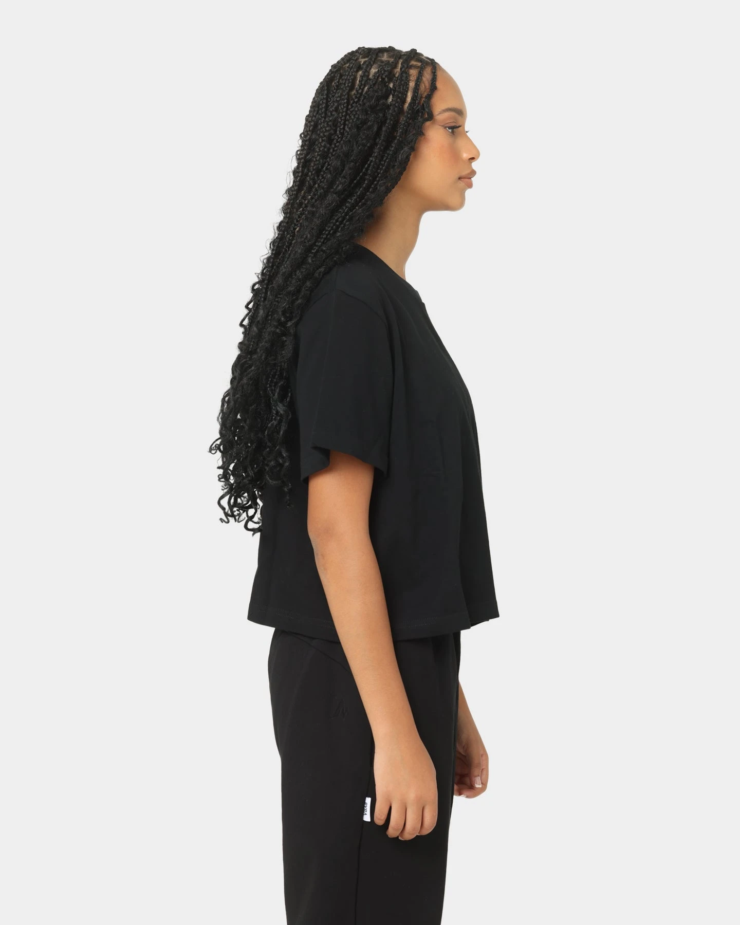 PYRA Women's Micro Badge T-Shirt Black 7 PYRA Women's Micro Badge T-Shirt Black - Image 5