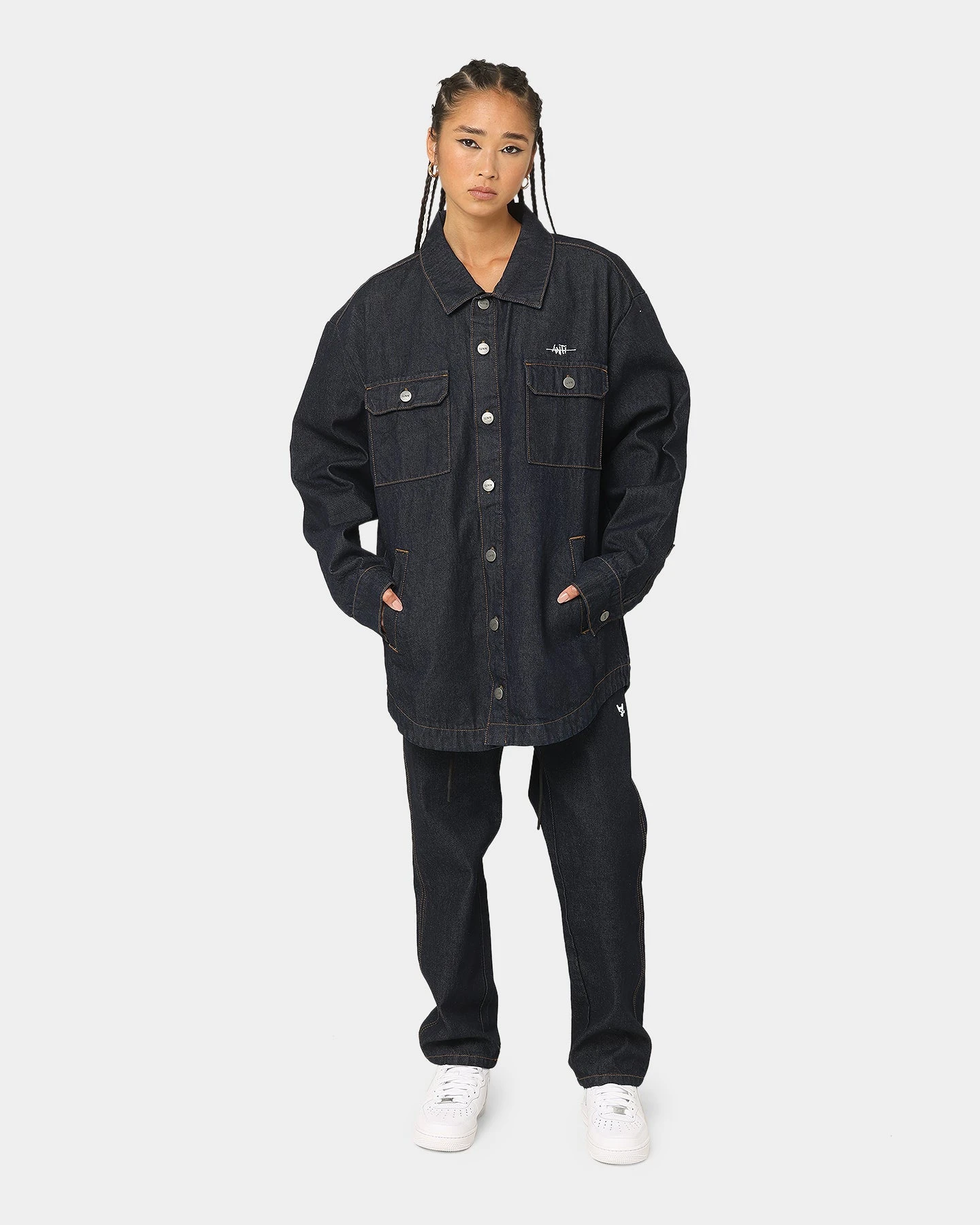 The Anti Order Oversized Denim Shirt Dark Indigo 5 The Anti Order Oversized Denim Shirt Dark Indigo - Image 3