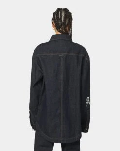 The Anti Order Oversized Denim Shirt Dark Indigo 15 The Anti Order Oversized Denim Shirt Dark Indigo -Fashion Clothing Store 02036417 YD033 womens 0040
