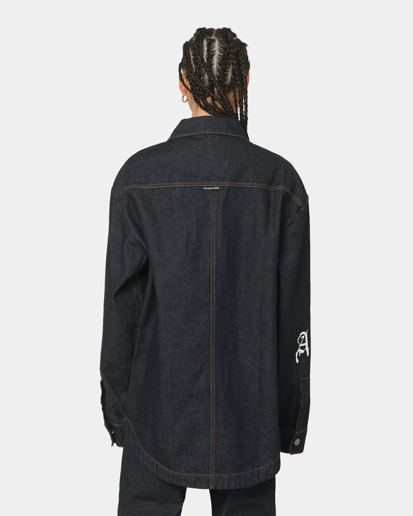 The Anti Order Oversized Denim Shirt Dark Indigo 7 The Anti Order Oversized Denim Shirt Dark Indigo - Image 5